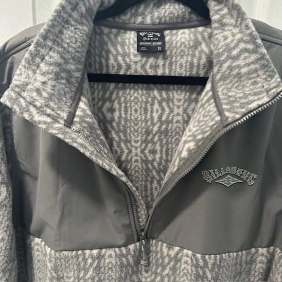 Billabong Men’s Sweatshirt Sz XL Boundary Re-Issue Mock Neck Fleece Pullover - Picture 4 of 10